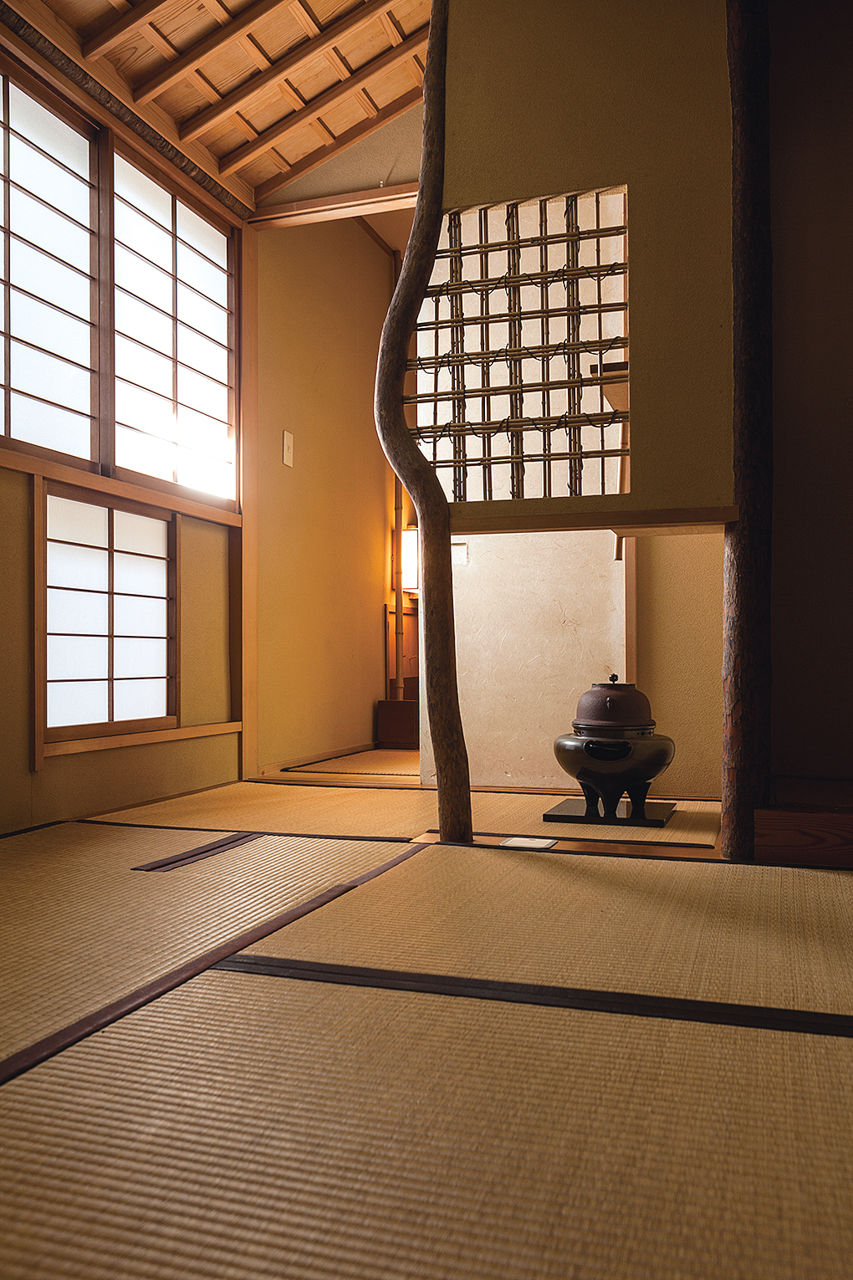 京都の南禅寺金地院「八窓席」の意匠を採り入れた茶室