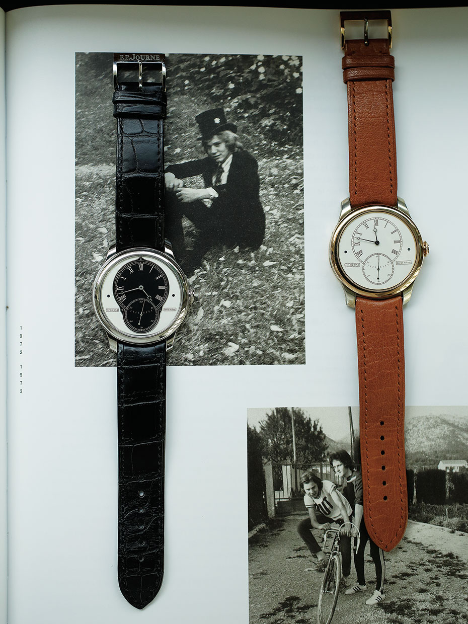 ジュルヌ氏の昔の写真と時計
