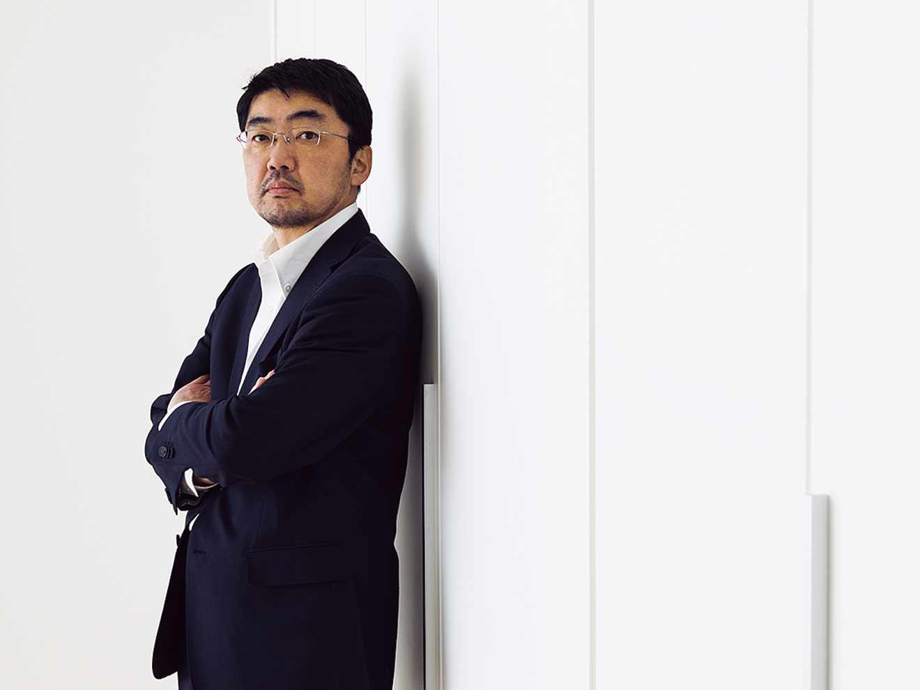 「奥沢光庭」のプロデューサー・河部吉孝氏。デザイン性と経済性の真のバランスを追求し、用地仕入れ、企画設計、広告展開まで全てをプロデュースする。