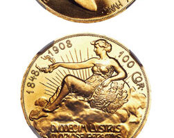フランツ・ヨーゼフ１世「雲上の女神」100コロナ金貨