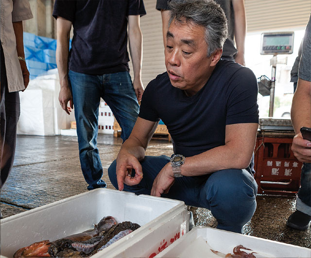 神田裕行氏、料理人の眼差し　鳥取にて