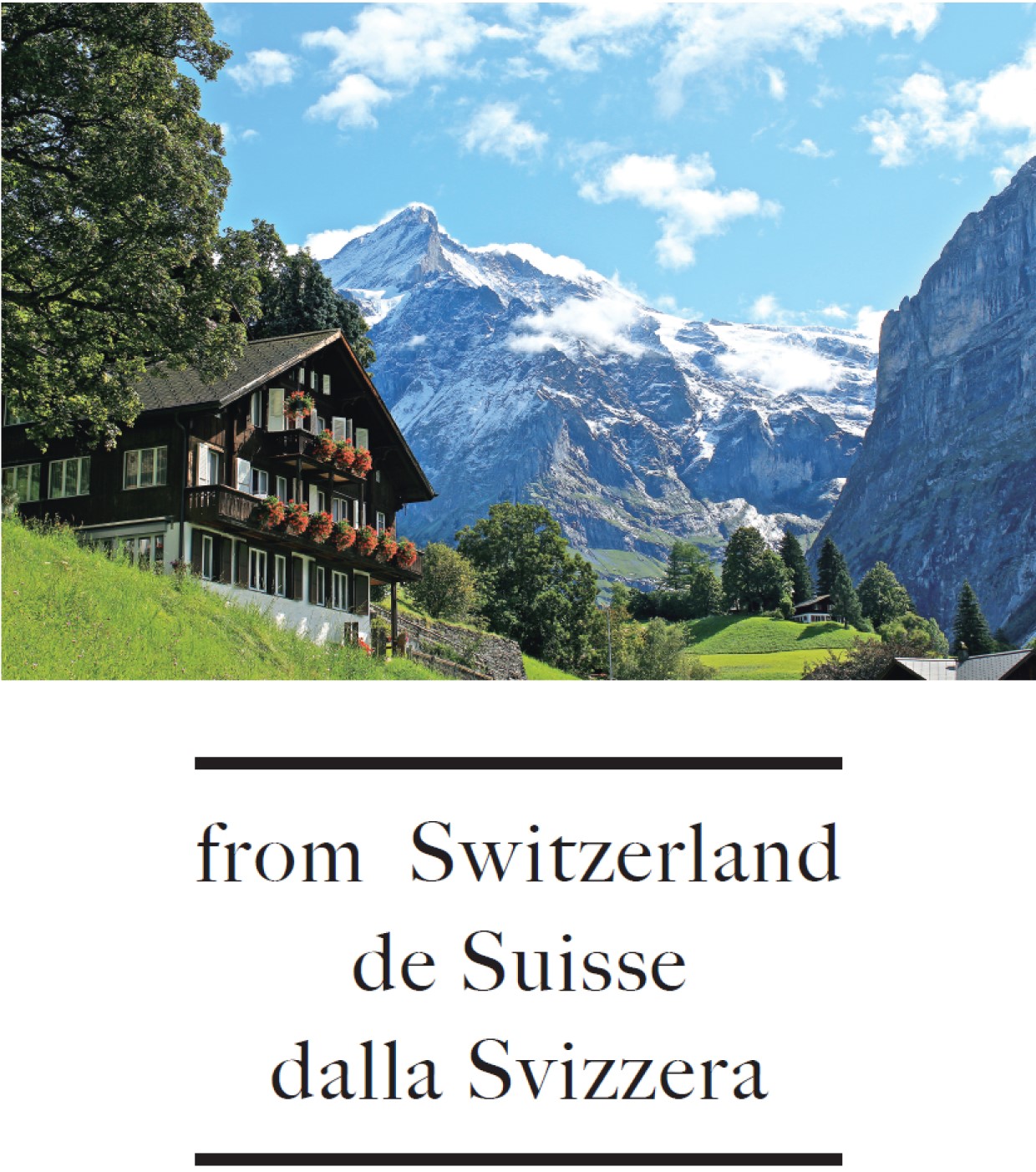 NilesNILE7月号、スイス特集、from Switzerland de Suisse dalla Svizzera